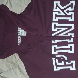 VS Pink Burgandy Sweater